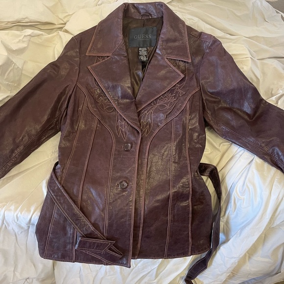 Vintage guess leather jacket - Picture 1 of 10